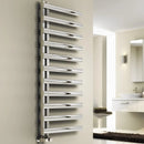 Reina Cavo Vertical Designer Heated Towel Rail - 1230x500mm - Brushed Stainless Steel RNS-CV512B