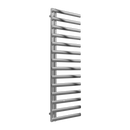 Reina Cavo Designer Heated Towel Rail - 1580mm x 500mm - Brushed Stainless Steel