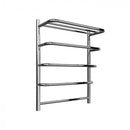Reina Elvo Designer Heated Towel Rail - 660mm x 530mm - Polished Stainless Steel