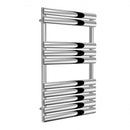 Reina Helin Vertical Designer Heated Towel Rail - 826x500mm - Polished Stainless Steel RNS-HLN5082P