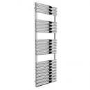 Reina Helin Vertical Designer Heated Towel Rail - 1535mm x 500mm - Polished Stainless Steel