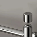 Reina Luna Flat Vertical Designer Heated Towel Rail - 1200mm x 350mm - Polished Stainless Steel
