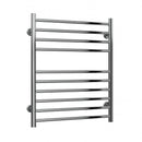 Reina Luna Flat Vertical Designer Heated Towel Rail - 720mm x 600mm - Polished Stainless Steel