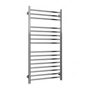 Reina Luna Flat Vertical Designer Heated Towel Rail - 1200mm x 600mm - Polished Stainless Steel