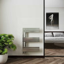 Reina Lovere Vertical Designer Heated Towel Rail - 690mm x 500mm - Polished Stainless Steel