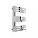 Reina Lovere Vertical Designer Heated Towel Rail - 690x500mm - Polished Stainless Steel RNS-LVR5069P