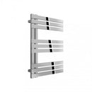 Reina Lovere Vertical Designer Heated Towel Rail - 690mm x 500mm - Polished Stainless Steel