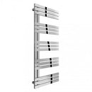 Reina Lovere Vertical Designer Heated Towel Rail - 1230mm x 500mm - Polished Stainless Steel
