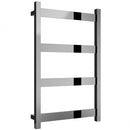 Reina Mina Designer Heated Towel Rail - 750mm x 480mm - Polished Stainless Steel