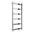 Reina Mina Designer Heated Towel Rail - 1170mm x 480mm - Polished Stainless Steel