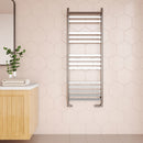 Reina Misa Designer Heated Towel Rail - 530mm x 1450mm - Polished Stainless Steel