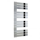 Reina Ricadi Vertical Designer Heated Towel Rail - 1140mm x 500mm - Polished Stainless Steel