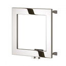 Reina Square Designer Heated Towel Rail - 450mm x 450mm - Polished Stainless Steel
