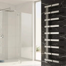 Reina Piazza Designer Heated Towel Rail - 1670mm x 500mm - Polished Stainless Steel