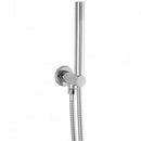 JTP Round Shower Handset and Holder Metal Hose - Chrome