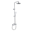 Roca Splash-T 2 Outlet Thermostatic Exposed Shower Column Kit - Chrome