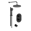 Roca Splash-T 1 Outlet Thermostatic Concealed Shower Valve With Shower Head, Handset And Rail Kit