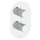 Roca Splash-T 1 Outlet Thermostatic Concealed Shower Valve With Shower Head, Handset Hose And Overflow Bath Filler