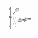 Roca T-500 1 Outlet Thermostatic Bar Shower Valve With Shower Handset And Rail Kit