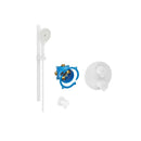 Roca T-500 Round 1 Outlet Thermostatic Concealed Shower Valve With Shower Handset And Rail Kit