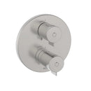 Roca T-500 Round 1 Outlet Thermostatic Concealed Shower Valve With Shower Handset And Rail Kit
