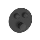 Roca T-3000 Switch Round 2 Outlet Thermostatic Concealed Shower Valve With Shower Head, Handset And Slide Rail Kit