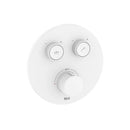 Roca T-3000 Switch Round 2 Outlet Thermostatic Concealed Shower Valve With Shower Head, Handset And Slide Rail Kit
