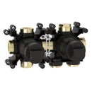 Roca T-Multi 2 Outlet Thermostatic Concealed Shower Valve With Shower Head, Handset And Hose