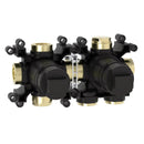Roca T-Multi 2 Outlet Thermostatic Concealed Shower Valve With Shower Head, Handset And Hose