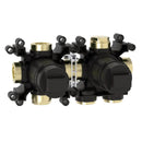 Roca T-Multi 2 Outlet Thermostatic Concealed Shower Valve With Shower Head, Handset And Overflow Bath Filler