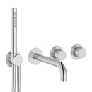 Roca T-Multi 2 Outlet Thermostatic Concealed Shower Valve With Pencil Handset, Hose And Bath Spout
