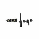 Roca T-Multi 2 Outlet Thermostatic Concealed Shower Valve With Pencil Handset, Hose And Bath Spout