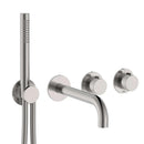Roca T-Multi 2 Outlet Thermostatic Concealed Shower Valve With Pencil Handset, Hose And Bath Spout