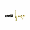 Roca T-Multi 2 Outlet Thermostatic Concealed Shower Valve With Pencil Handset, Hose And Bath Spout