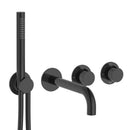 Roca T-Multi 2 Outlet Thermostatic Concealed Shower Valve With Pencil Handset, Hose And Bath Spout