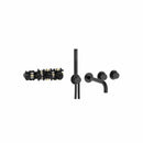 Roca T-Multi 2 Outlet Thermostatic Concealed Shower Valve With Pencil Handset, Hose And Bath Spout