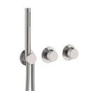 Roca T-Multi 2 Outlet Thermostatic Concealed Shower Valve With Shower Head And Handset