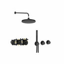 Roca T-Multi 2 Outlet Thermostatic Concealed Shower Valve With Shower Head And Handset
