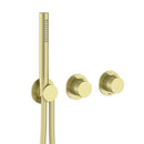 Roca T-Multi 3 Outlet Thermostatic Concealed Shower Valve With Shower Head, Handset, Hose And Overflow Bath Filler