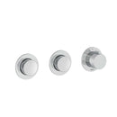 Roca T-Multi Switch 2 Outlet Thermostatic Concealed Shower Valve With Shower Head, Handset And Hose
