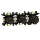 Roca T-Multi Switch 2 Outlet Thermostatic Concealed Shower Valve With Shower Head, Handset And Hose