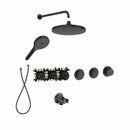 Roca T-Multi Switch 2 Outlet Thermostatic Concealed Shower Valve With Shower Head, Handset And Hose