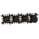 Roca T-Multi Switch 3 Outlet Thermostatic Concealed Shower Valve With Shower Head, Handset And Overflow Bath Filler