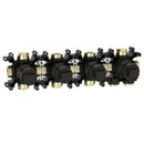 Roca T-Multi Switch 3 Outlet Thermostatic Concealed Shower Valve With Shower Head, Handset And Overflow Bath Filler