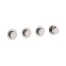 Roca T-Multi Switch 3 Outlet Thermostatic Concealed Shower Valve With Shower Head, Handset And Overflow Bath Filler