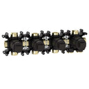 Roca T-Multi Switch 3 Outlet Thermostatic Concealed Shower Valve With Shower Head, Handset And Overflow Bath Filler