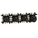 Roca T-Multi Switch 3 Outlet Thermostatic Concealed Shower Valve With Shower Head, Handset And Overflow Bath Filler