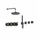 Roca T-Multi Switch 2 Outlet Thermostatic Concealed Shower Valve With Shower Head, Pencil Handset And Hose