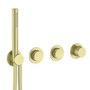 Roca T-Multi Switch 2 Outlet Thermostatic Concealed Shower Valve With Shower Head, Pencil Handset And Hose