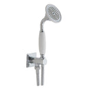 JTP Grosvenor Round Water Outlet with Holder and Slim Handshower - Chrome